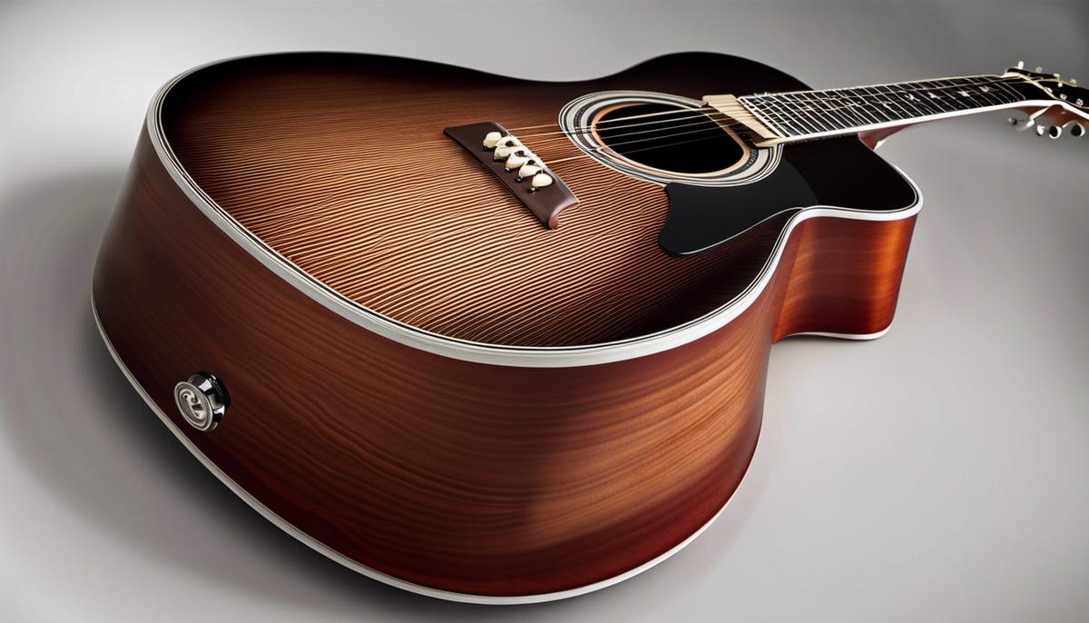 An image of an acoustic guitar