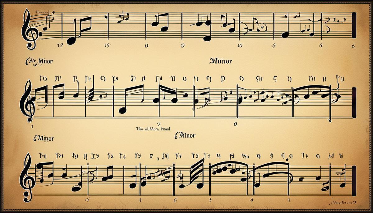 Image of major and minor scales